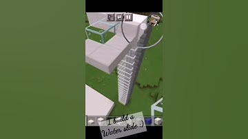 #Timelapse #waterslide || I build a Water slide in minecraft || God