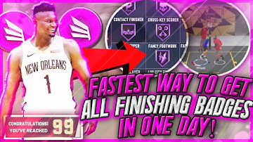 *NEW* FASTEST WAY HOW TO GET FINISHING BADGES IN NBA 2K20! GET EVERY FINISHING BADGE HOF IN 1 DAY!