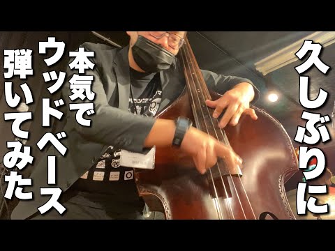 フレットレスベース芸人が久々に本気でウッドベース弾いたらなんかかっこいい演奏になった