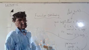 LECTURE - 01 | II PUC COMPUTER SCIENCE | FUNCTIONS OVERLOADING
