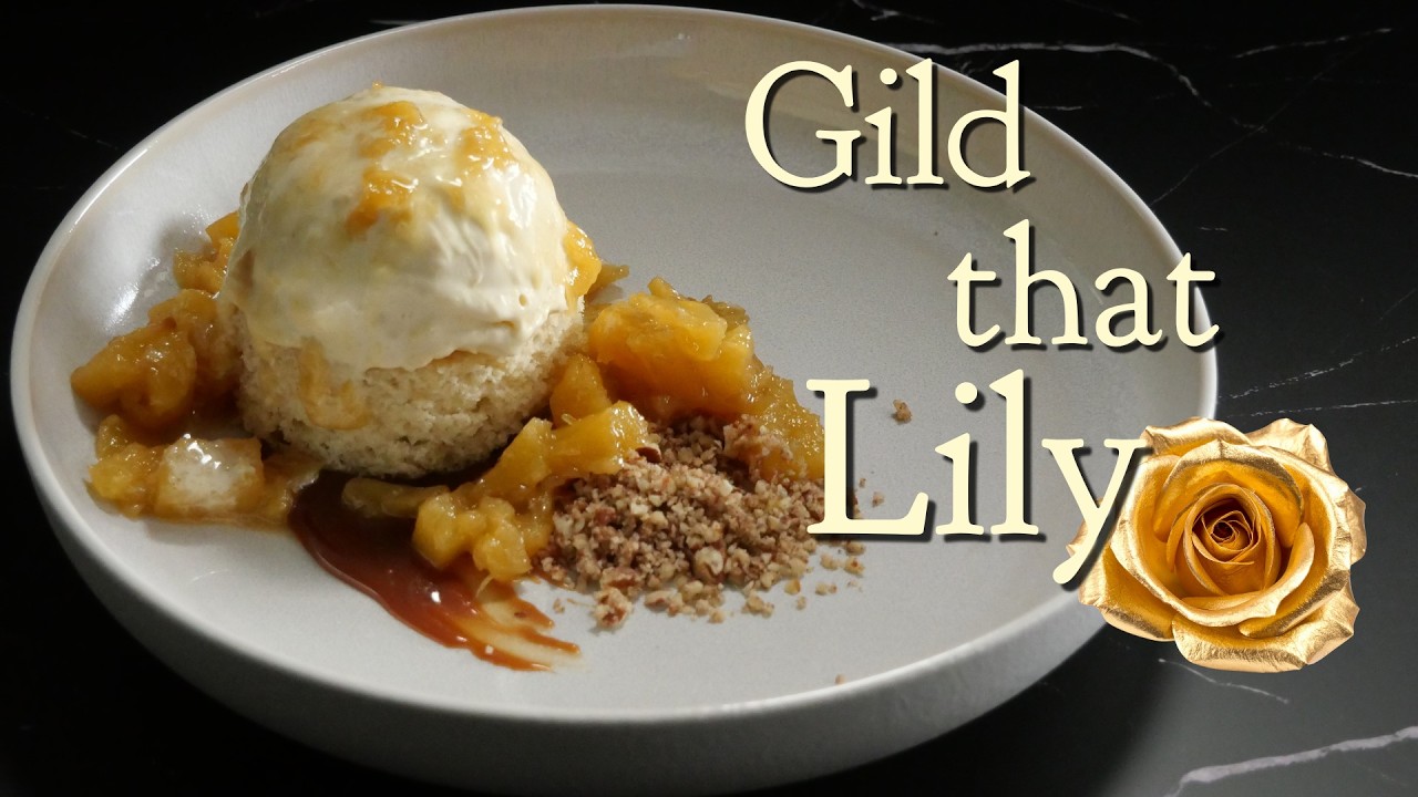 Pineapple Upside Down Cake but It's Ice Cream