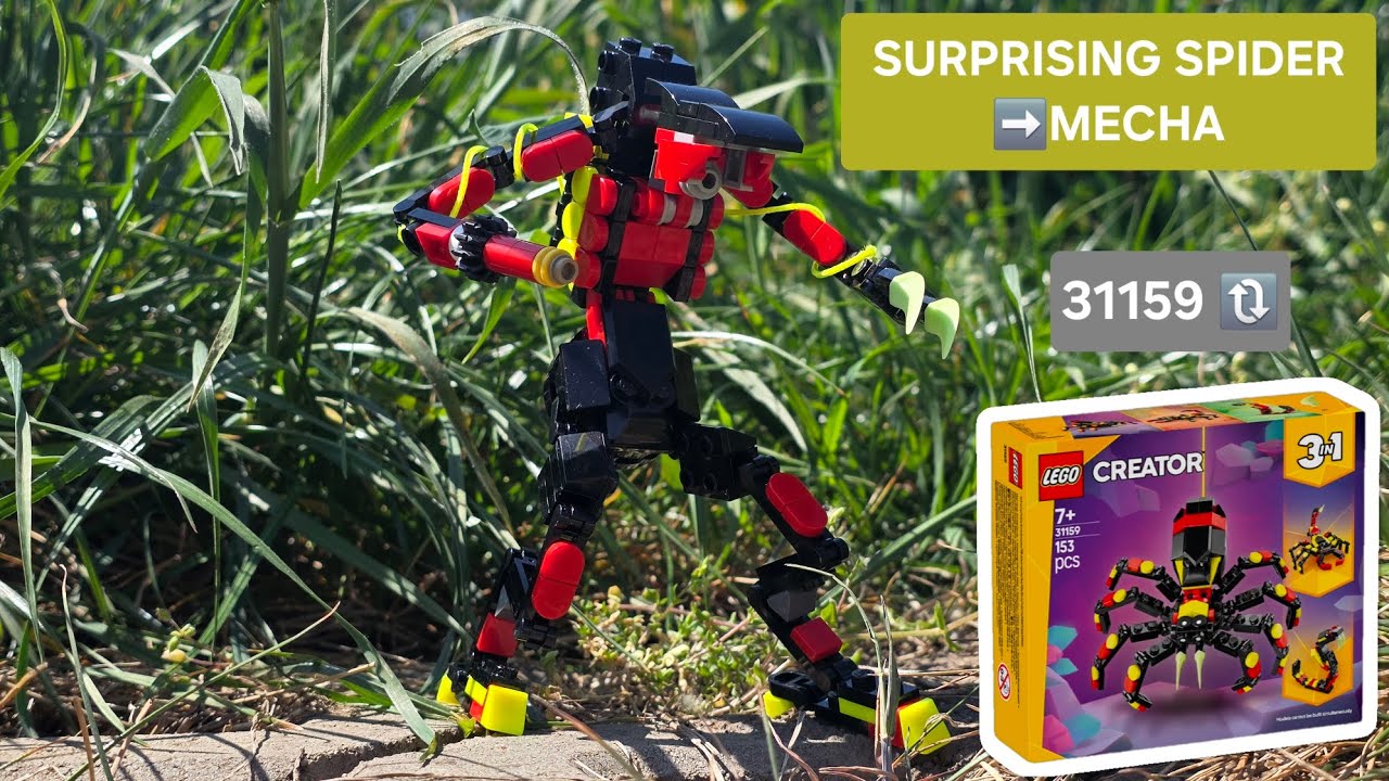 emiさん専用 LEGO SURPRISING SPIDER TO MECHA (31159 alternative build) SCOUT