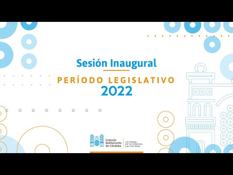 Sesión Inaugural del Concejo Deliberante período 2022