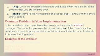 Is Your Selection Sort Algorithm Correct? Here’s What You Need to Know