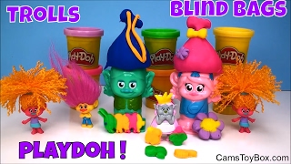 Trolls Play doh Set Dreamworks Blind Bags Series 4 Opening Surprise Toys Fun Kids