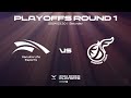 HLE vs KDF | Round1 Match1 Highlight 03.30 | Woori Bank 2024 LCK Spring Playoffs