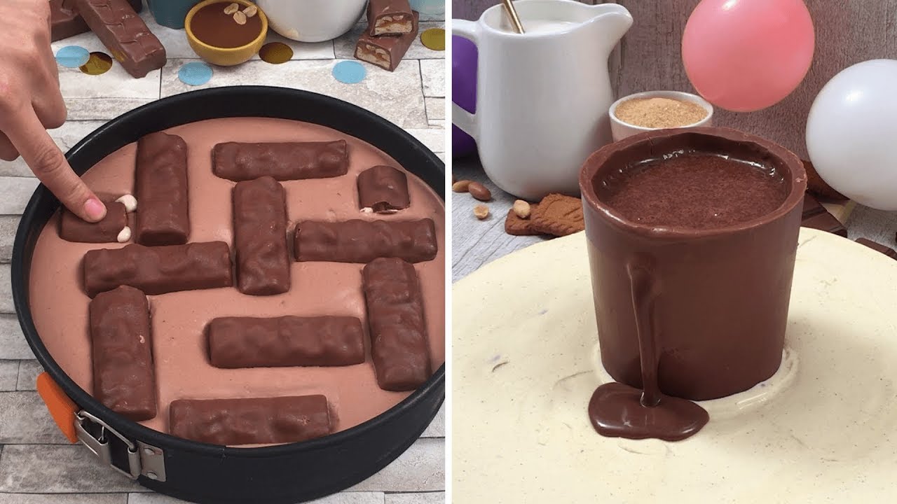 Frozen Chocolate Desserts 🍫🍨  Gelato Cakes🍦 Chocolate Brioche 🍩  Banana Sundae Dome 🍌