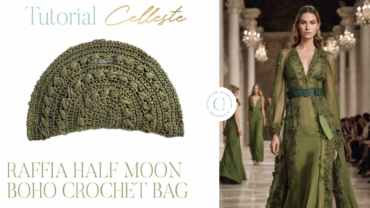 RAFFIA HALF MOON BOHO CROCHET BAG (ΠΛΕΚΤΟ ΤΣΑΝΤΑΚΙ ΜΕ ΡΑΦΙΑ ΜΙΣΟΦΕΓΓΑΡΟ)