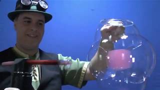 Colored Smoke Bubble Sculptures