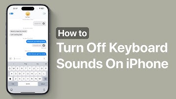 How To Turn Off Keyboard Sounds On iPhone 16