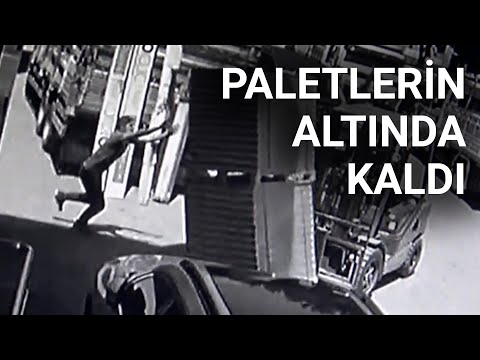 @NTV  Babasının kullandığı forkliftten dökülen paletlerin altında kaldı