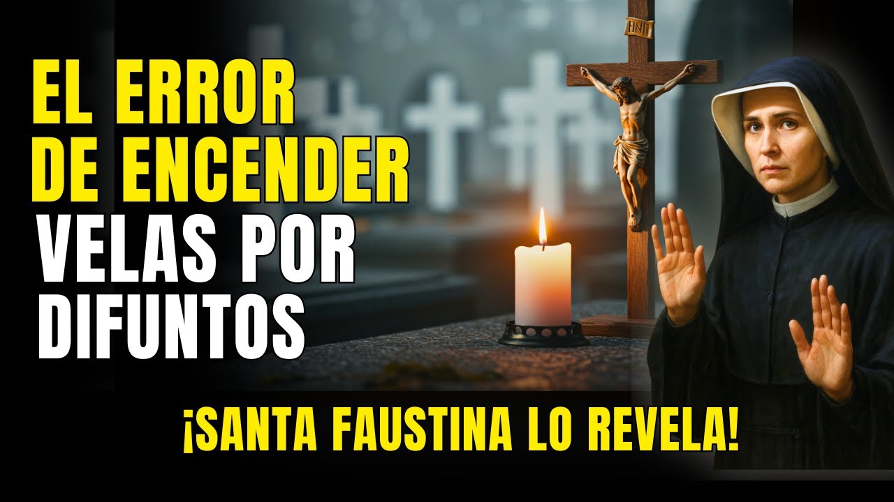 Santa Faustina lo ADVIERTE: Nunca enciendas una VELA por tus DIFUNTOS sin saber esto — Urgente
