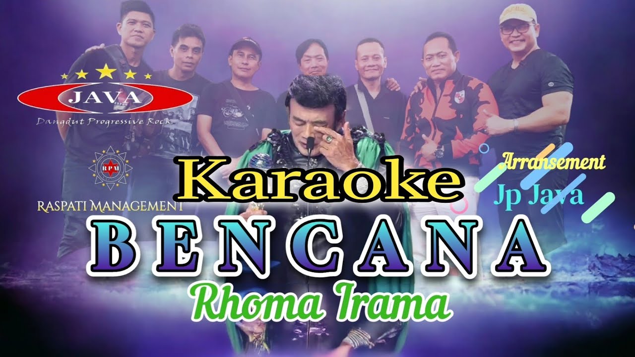 Karaoke Bencana - Rhoma Irama & Soneta Group || Karaoke Dangdut