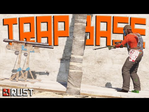 TRAPPING SALTY ROOF CAMPERS in a RAID TOWER TRAP BASE - Rust Trap Base Trolling