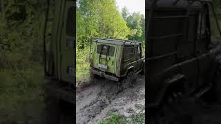 Не нашлось грязи для Халка УАЗ 42 трактора Лапы 2uz V8 #offroad #uazhunter #2uzfe #volvolaplander