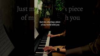 Just Me & My Piano 🕯️✨🎶 | Cozy Night Improvisation #piano #cozynights #shorts