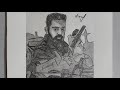 Vikram the eagle is coming   pencil art work  hashtag tamizhan