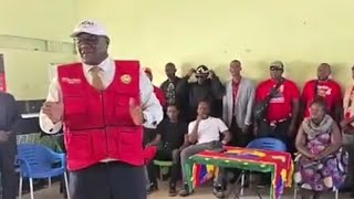 Mr Simon mwewa campaigns at inter city bus station 