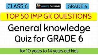 Top 50 Important Class 6 GK quiz | General Knowledge Quiz class 6 | Class 6 GK questions screenshot 3