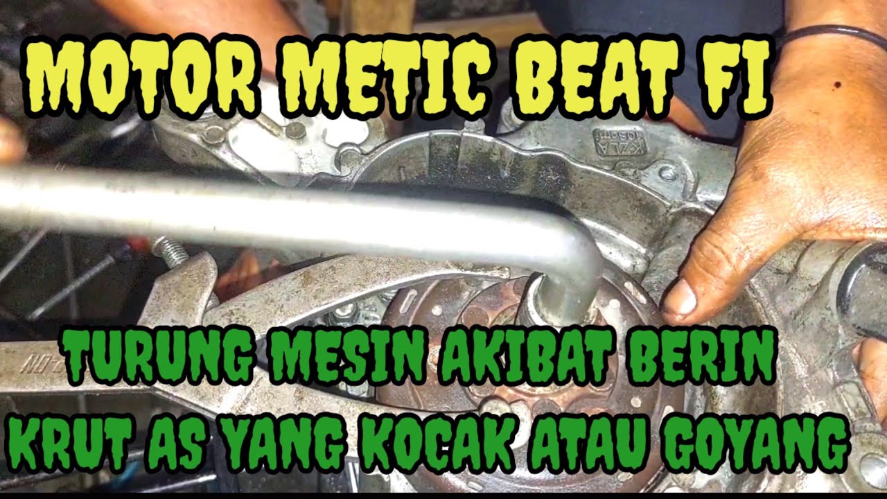 MERAKIT MESIN MOTOR YANG KASAR BUNYINYA