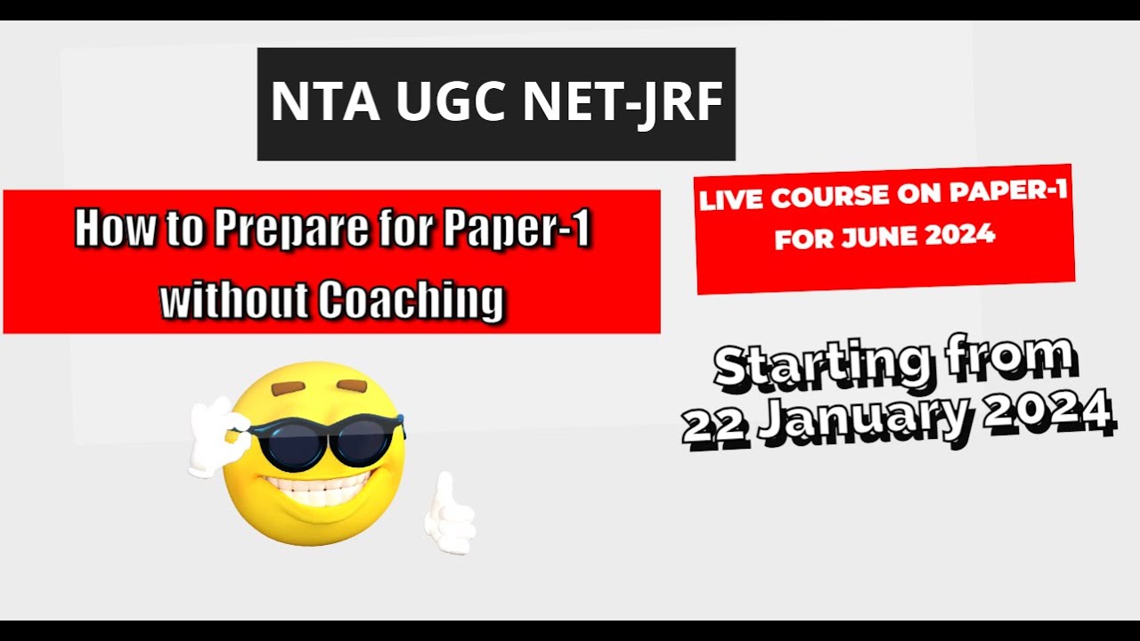 How to Prepare for Paper-1 for June 2024. NTA UGC NET - YouTube