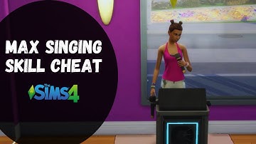 How to Max Out the Singing Skill (Cheat) - The Sims 4