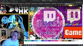 xQc ATTACKS OSU on pixel wars, consumes it