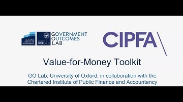 Walking through the GO Lab/ CIPFA Value for Money (VfM) Toolkit