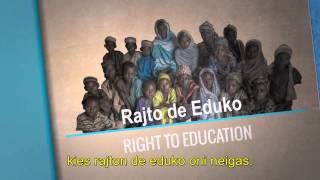 La Edukado Estas Homa Rajto