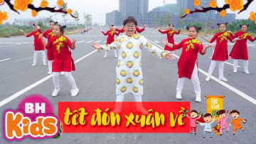 TẾT ĐÓN XUÂN VỀ ♫ Hoàng Bách ♫ Nhạc Tết Thiếu Nhi Sôi Động Hay Nhất [MV 4K]
