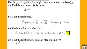 PC: 4.8 Notes: Example 7 - Simple Harmonic Motion