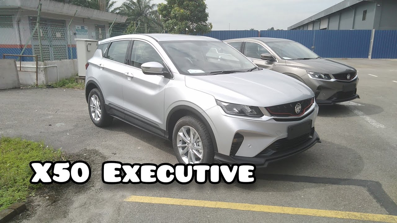 Walkaround tour Proton X50 Executive.