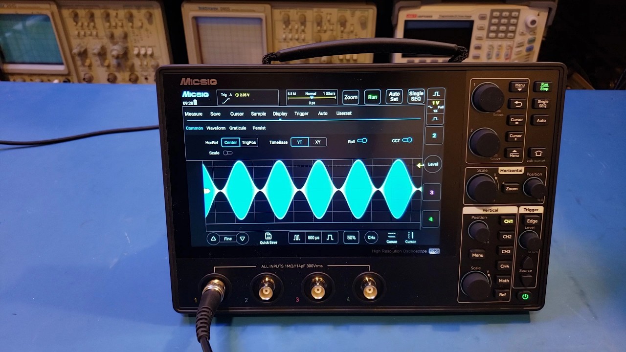 Осциллограф SainSmart Micsig MHO14-200N 12-битный 200 МГц 4 канала