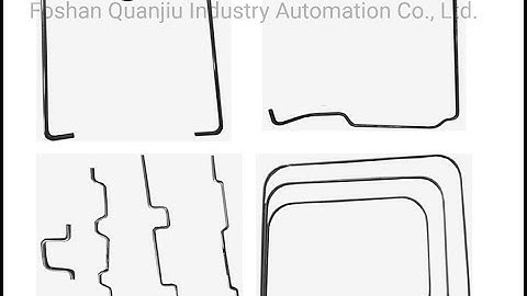 2D CNC Servo Motor Full Automatic Small Fold Steel Bar Wire Bending Machine