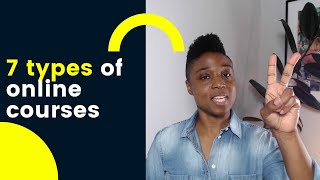 7 types of online courses