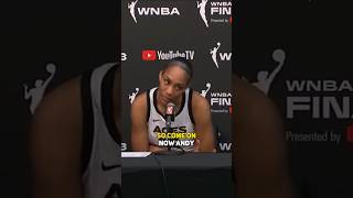 Aja Wilson Is Asked About The Importance Of Chelsea Gray To The Team