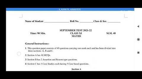 PSEB 11th MATHS SEPTEMBER PAPER 2021✓(original paper)