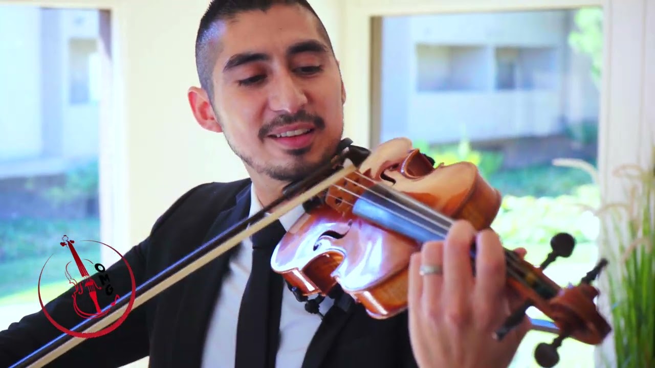 Brandon performing Tere Sang Yaara as a Bollywood violin cover