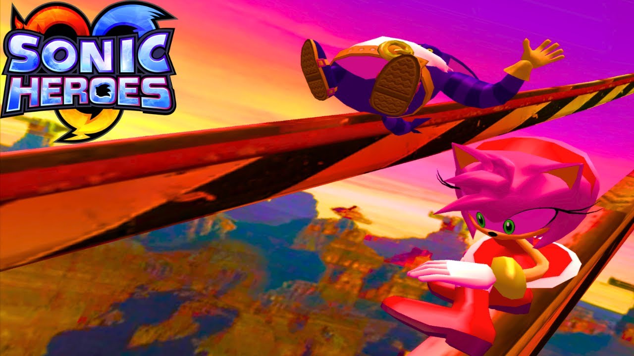 Sonic Heroes Team Rose Rail Canyon, Bullet Station and Egg Albatross ...