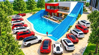 Red House vs White House Cars Challenge Video 😨 screenshot 1