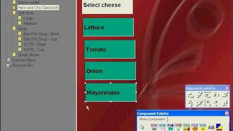 Menu Training 5-1: Include Button (Ham and Cheese Sandwich)