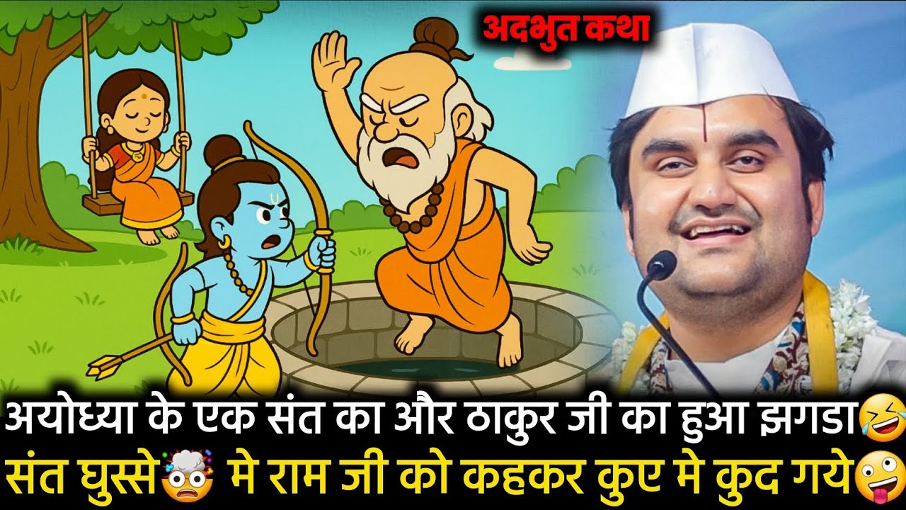 राम जी और संत के बीच हुआ झगडा 💥 | मजेदार कथा | Indresh Ji Katha | #katha #radhakrishna #vrindavan 