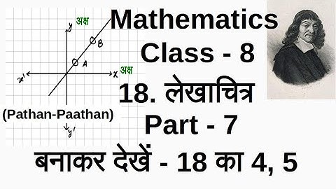 Class 8 // Chapter 18 // math // Graph // बनाकार देखें - 18 का 4, 5  #pathanpaathan  #graph #class8
