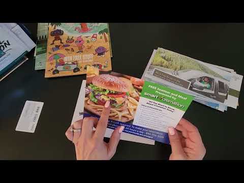 Sleep Time ASMR | Opening Mail and Page Turning - No Talking