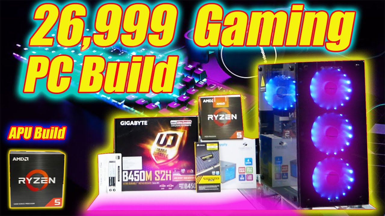26,999 Budget Gaming PC APU Build Good for GTA V CSGO Valorant Ryzen 5 ...
