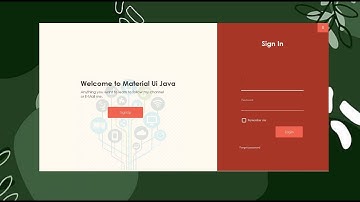 JavaFX mordern Login Example - Scene builder and Netbeans