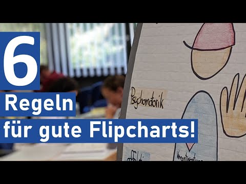 Flipchart gestalten: Sechs