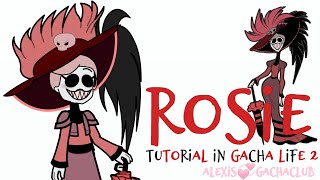 💞How to make ROSIE (Hazbin Hotel) in Gacha Life 2💞 #gl2 #hazbinhotel #trendingvideo