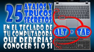 25 ATAJOS Y TRUCOS SECRETOS EN EL TECLADO QUE DEBERIAS CONOCER OBLIGATORIAMENTE PARA AHORRAR TIEMPO