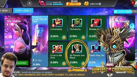 ACT 7.3.5 (All Ravens are Black) EASY COMPLETION | MARVEL CONTEST OF CHAMPIONS GAMEPLAY IN HINDI